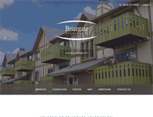 Tablet Screenshot of briargateapartments.com